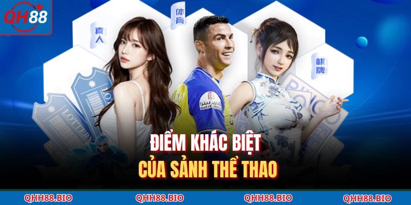 Điểm khác biệt của sảnh thể thao